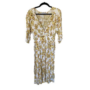 FAITHFULL the Brand Rafa Floral Midi Dress